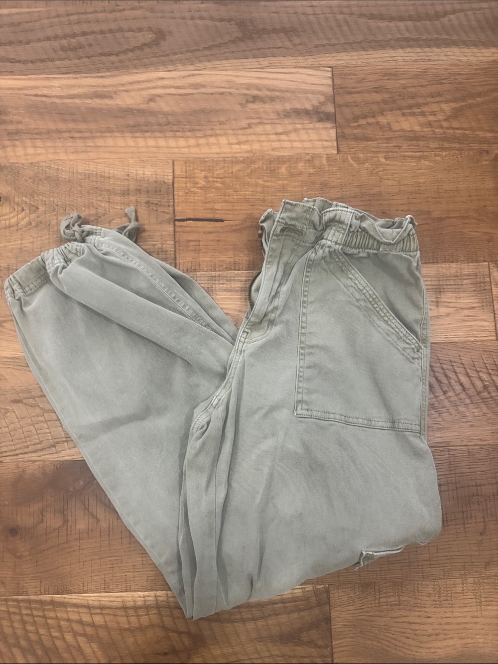 Maurices Relaxed Drawstring Jeans in Sage
